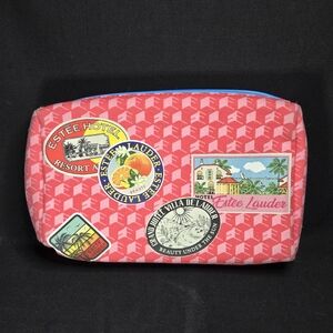 Estee Lauder Retro Pink Travel Cosmetic Bag